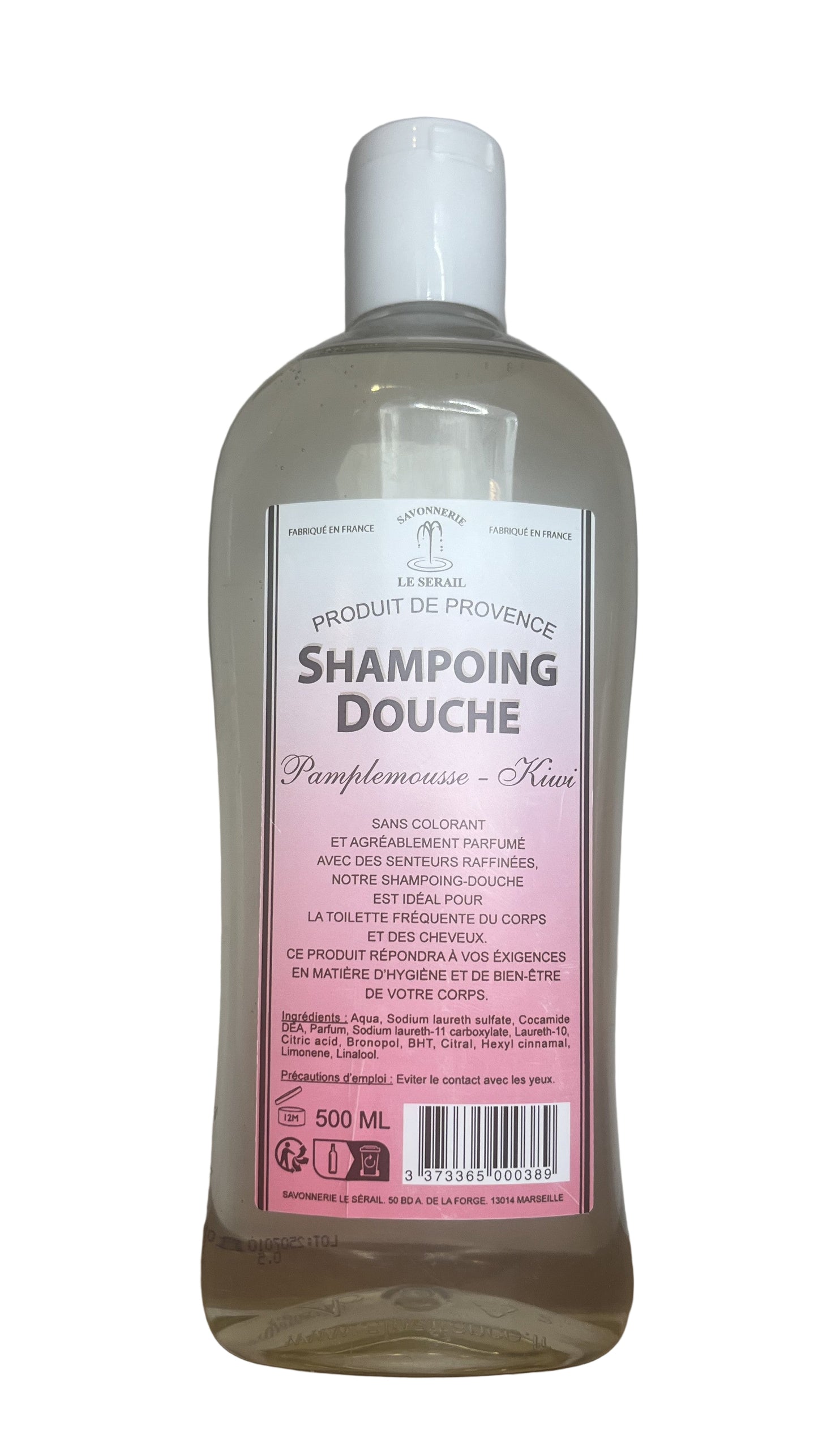 Shower Shampoo Grapefruit – Kiwi ( 500ml/ 16.9 fl oz)