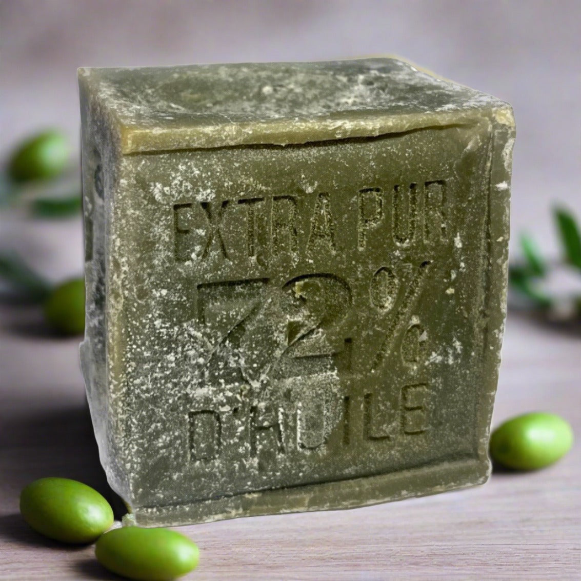 Olive Marseille Soap Cube- not refined - 300g