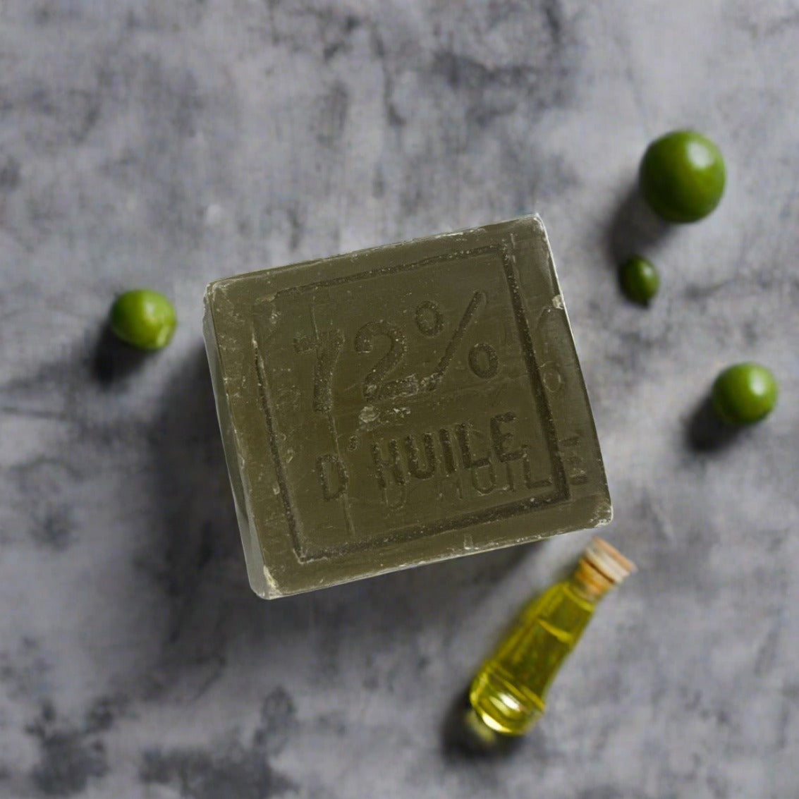 Olive Marseille Soap Cube - not refined - 100g