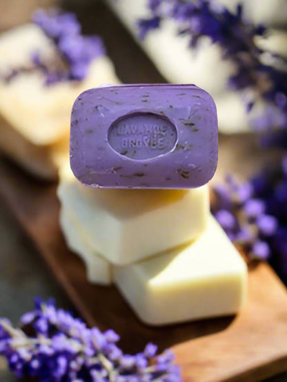 Crushed Lavender Marseille Soap Bar - 100g