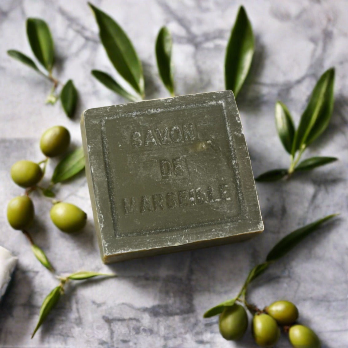 Olive Marseille Soap Cube - not refined - 100g