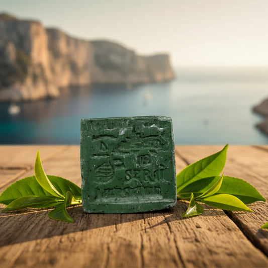 Green Tea Marseille Soap Cube - 150g (5.29 Oz)