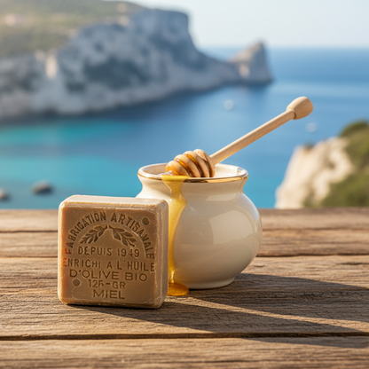 Artisanal Honey Soap Organic Olive Oil • 125 g - 4.4 oz