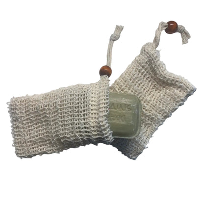 Exfoliating Bag Natural Sisal  for Soap (100 gr)