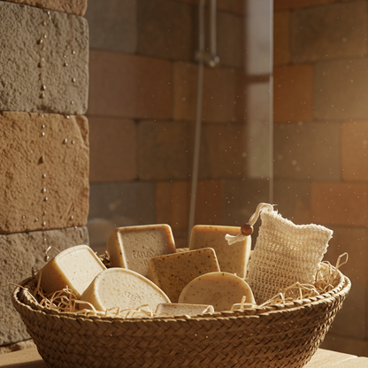 Exfoliating Bag Natural Sisal  for Soap (100 gr)