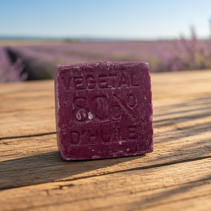 Rapsberry Marseille Soap Cube - 150g (5.29 Oz)