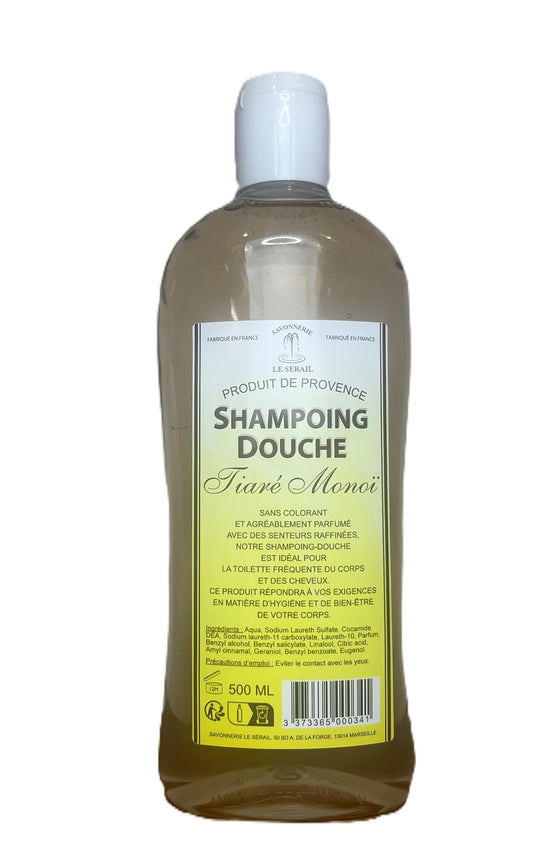 Shower Shampoo Tiaré – Monoi ( 500ml/ 16.9 fl oz)
