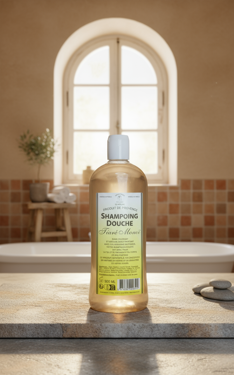 Shower Shampoo Tiaré – Monoi ( 500ml/ 16.9 fl oz)