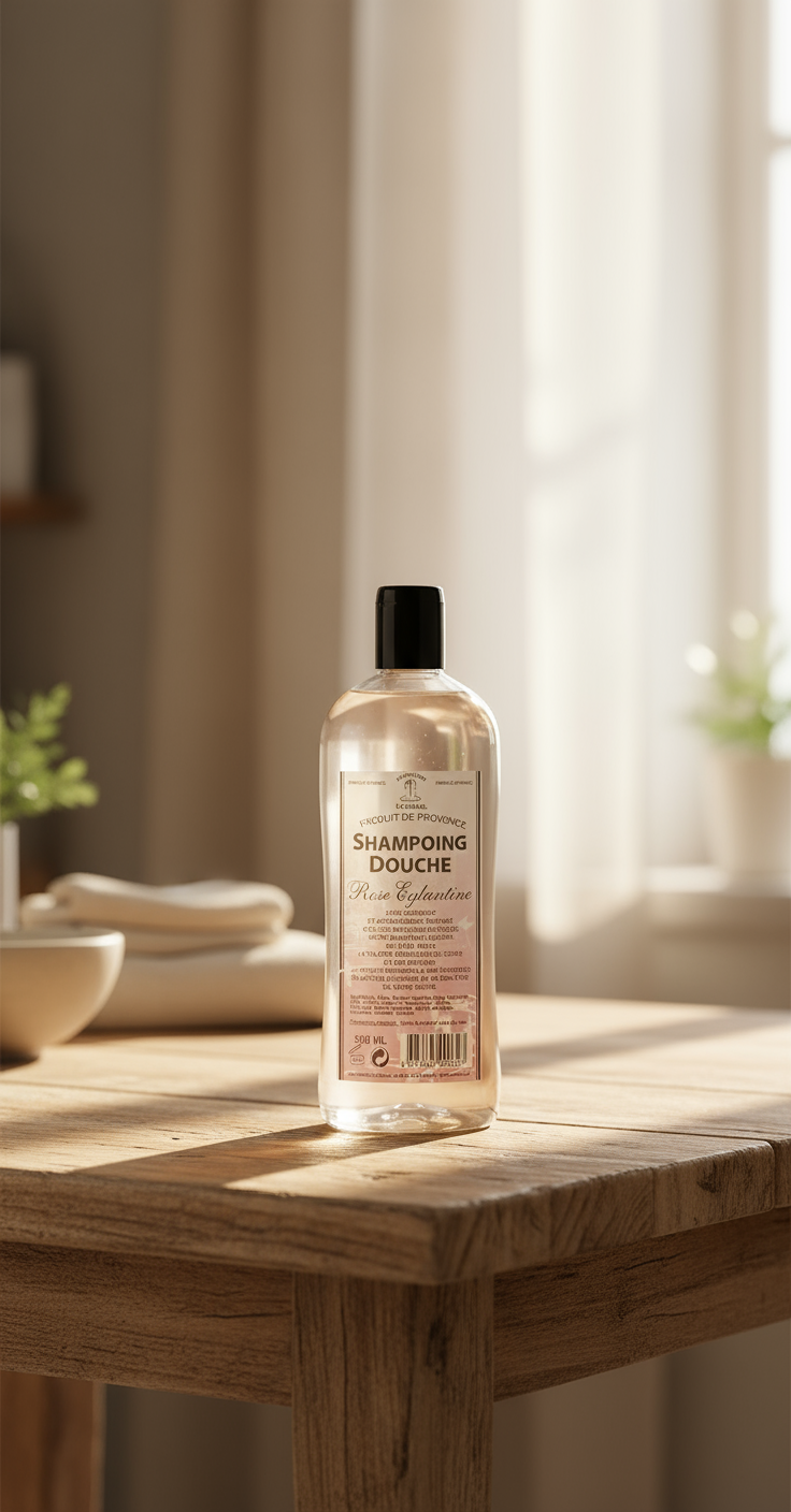 Shower Shampoo Wild Rose (Rose Églantine) ( 500ml/ 16.9 fl oz)