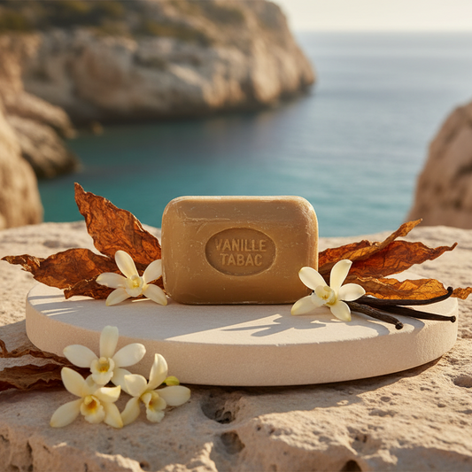 Tobbacco-Vanilla Marseille Soap Bar - 100g