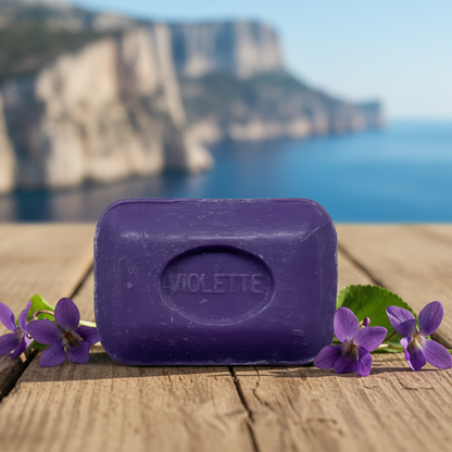 Violet Marseille Soap Bar - 100g