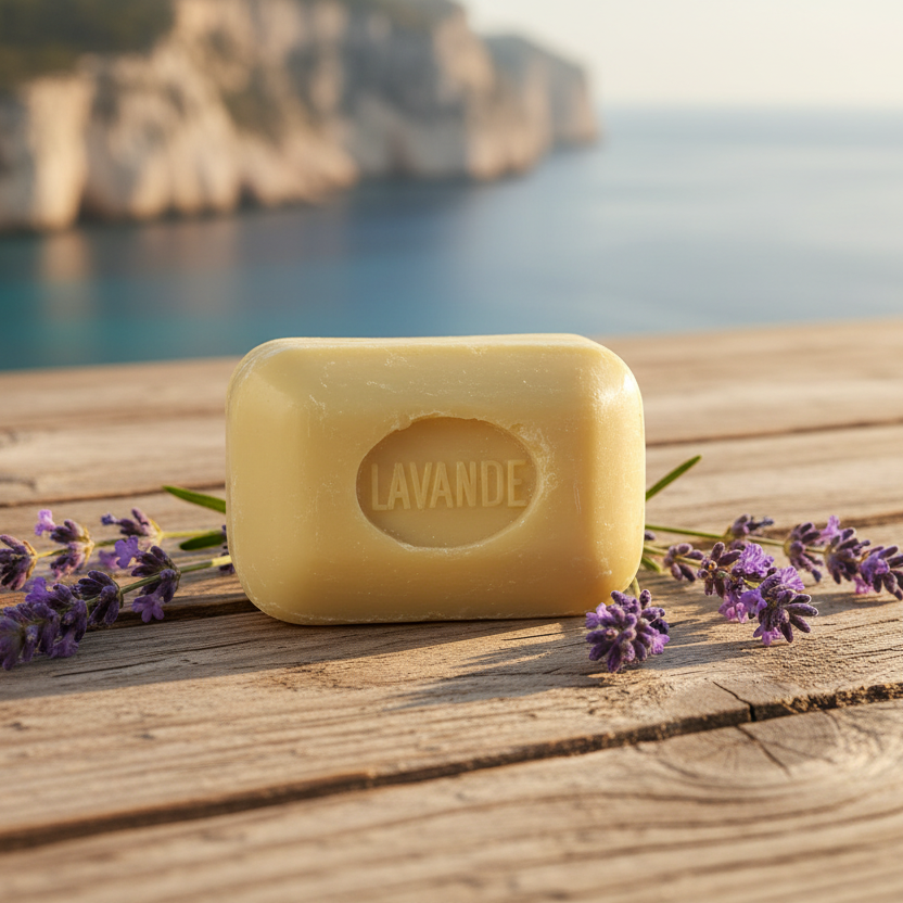 White Lavender Marseille Soap Bar - 100g