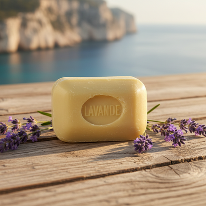 White Lavender Marseille Soap Bar - 100g