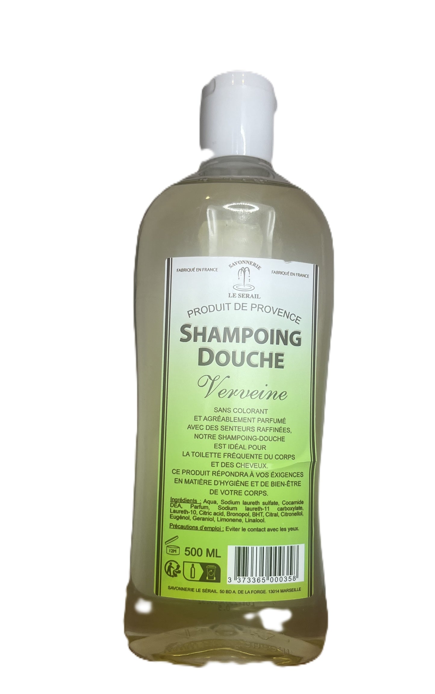 Shower Shampoo Verbena ( 500ml/ 16.9 fl oz)